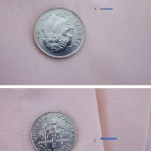 👚Host Pick👚 Vintage NWOT Pale Peach Dress Blouse - Picture 8 of 8